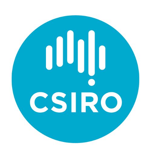 The CSIRO logo in blue.
