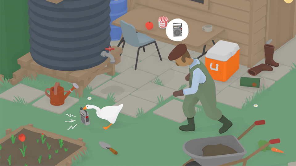 The video game Untitled Goose.