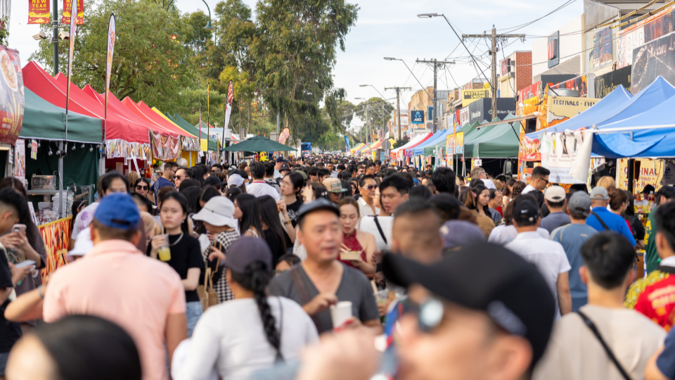 People at St Albans Lunar New Year Festival